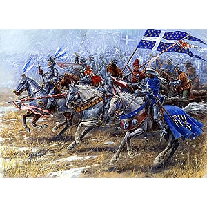 Zvezda 8036 - French knights XV AD