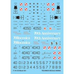 Techmod 48096 - General Dynamics F-16C/D Block 52+