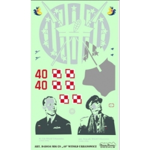 Model Maker D48056 - MiG-29 "40" Witold Urbanowicz