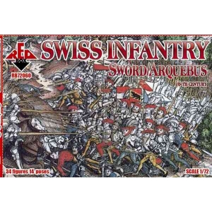 Red Box72060 - Swiss Infantry (Sword/Arquebus) 16th century