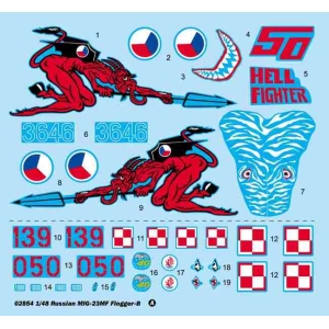 Trumpeter 02854 - Russian MIG-23MF Flogger-B