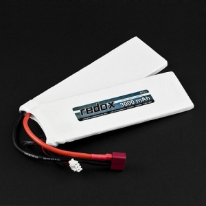 pakiet LiPo ASG 3000mAh/7,4V (20C) rozdzielony (1+1)