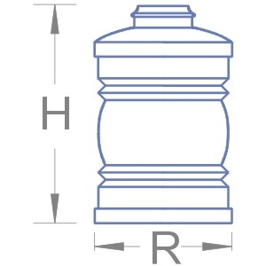RB Model 07206 - Lampa okrętowa zielona 6mm