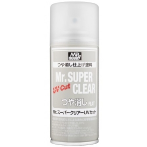 Mr.Hobby B-523 - Mr.Super Clear UV Cut Flat 170ml