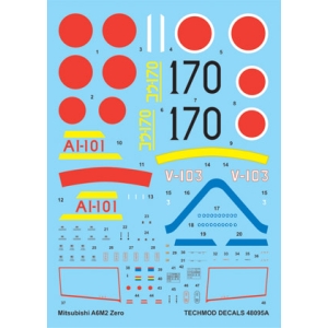 Techmod 48095 - Mitsubishi A6M2 Zero