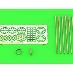 Master GM-35-001 - M61 A1 Vulcan - sześciolufowe, obrotowe działko 20mm - elementy toczone i fototrawione