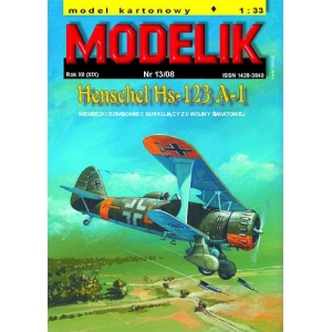 Modelik 0813 - HENSCHEL Hs-123 A-1