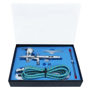 Aerograf 0,2/0,3 mm z regulacją i osprzętem