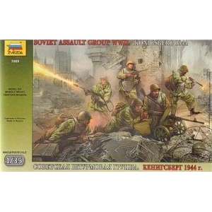 Zvezda 3509 - Soviet Assault Troops WWII