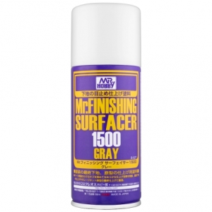 Mr.Hobby B-527 - Mr.Finishing Surfacer 1500 Gray / Podkład w sprayu 170ml