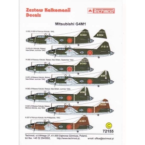 Techmod 72155 - Mitsubishi G4M1