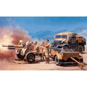 Italeri 7027 - Morris Quad Tractor/25 PDR. Gun