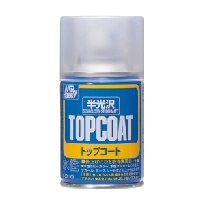 Mr.Hobby B-502 - Mr.Top Coat Semi-Gloss - pół mat 88 ml