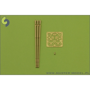 Master AM-35-001 - M197 - trzylufowe, obrotowe działko 20mm - elementy toczone i fototrawione - uzywane głównie na AH-1 Cobra