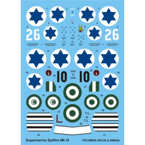 Techmod 48064 - Supermarine Spitfire Mk.IX