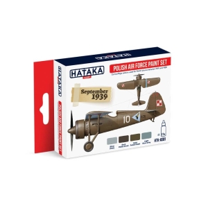Hataka Hobby HTK-AS01 - Polish Air Force paint set