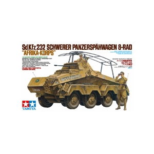 Tamiya 35297 - Sd.Kfz.232  8-WHEELED HEAVY ARMORED CAR  "AFRICA-CORPS"