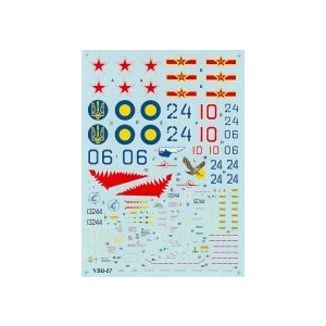Hi-Decal 72024 - SU-27 Flanker B