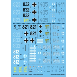 Techmod 35008 - Pz.Kpfw.VI Tiger Ausf.E (Early Production Model)
