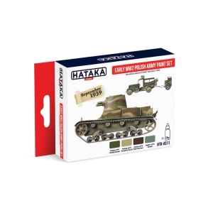 Hataka Hobby HTK-AS11 - Early WW2 Polish Army paint set