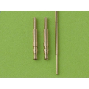 Master AM-48-010 - Bf 109 F, G1 - G4 - zestaw uzbrojenia (końcówki MG 17) oraz rurka Pitota