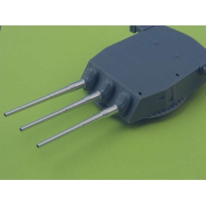 Master SM-350-041 - Lufy amerykańskich dział 16in/50 (40,6 cm) Mark 7 - z osłonami podmuchowych (9 szt.) - typy Iowa oraz Montana