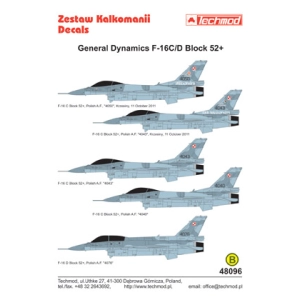 Techmod 48096 - General Dynamics F-16C/D Block 52+