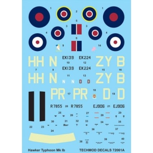 Techmod 72061 - Hawker Typhoon Ib