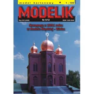 Modelik 1205 - Synagoga z 1891 roku w Rudzie Śląskiej-wirku