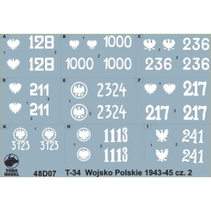 ToRo Model 48D07 - Czołgi T-34 w Wojsku Polskim 1943-1945 cz.2