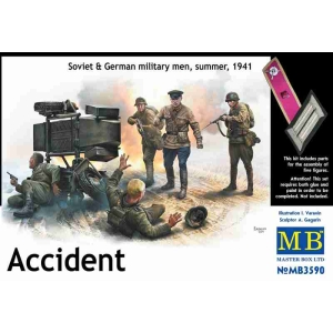 Master Box LTD 3590 - Accident. Soviet & German military men, summer 1941