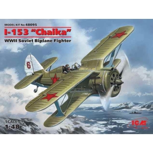 ICM 48095 - I-153 "Chaika", WWII Soviet Biplane Fighter
