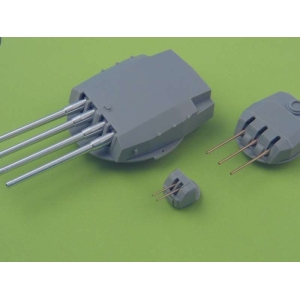 Master SM-350-039 - Uzbrojenie pancernika Richelieu - lufy 380mm (8 szt.), 152mm (9 szt.), 100mm (12 szt.)