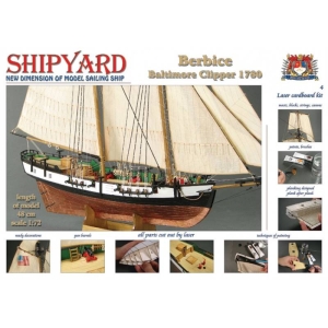 Shipyard Berbice Kliper Baltimorski z 1780 roku