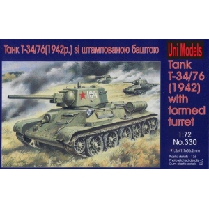 Uni Models 330 - Czołg T-34/76 (1942) z wieżą tłoczoną