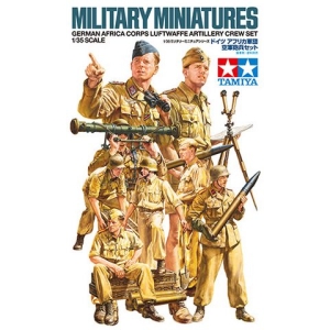 Tamiya 35343 - German Africa Corps Luftwaffe Artillery Crew Set