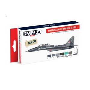 Hataka Hobby HTK-AS17 - Modern Polish Air Force paint set vol. 1