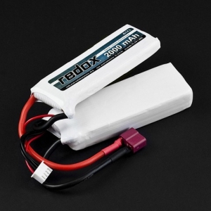 pakiet LiPo ASG 2000mAh/11,1V (20C) rozdzielony (2+1)