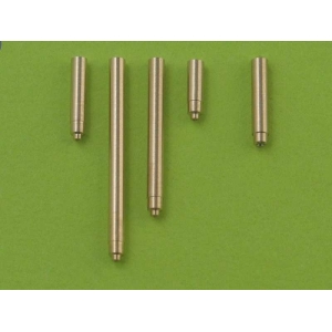 Master AM-48-023 - P-38 Lightning zestaw uzbrojenia późnego typu (km-y Browning .50 cal z osłonietą chłodnicą, końcówki działka 20mm)