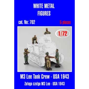 Mirage Hobby 702 - Załoga czołgu M3 Lee - USA 1943