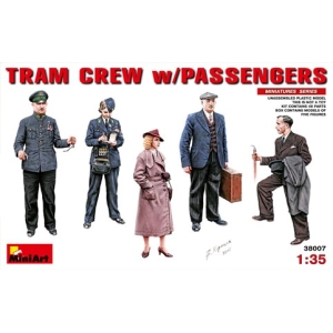 MiniaRT 38007 - Tram crew w/passengers