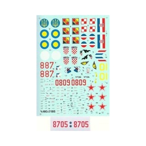 Hi-Decal 48001 - MiG-21 bis-SAU Fishbed N and MiG-21 bis Fishbed L