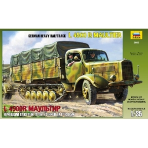 Zvezda 3603 - GERMAN HEAVY HALFTRACK L4500R MAULTIER