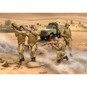 Zvezda 7412 - Soviet AA Missile Launcher "IGLA" with crew (modern)