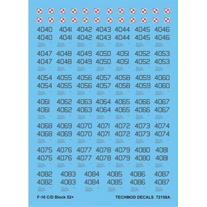 Techmod 72158 -  F-16C/D Block 52+ Polish A.F.