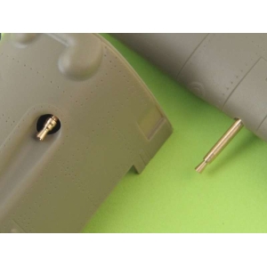 Master AM-32-005 - Bf 109 E3 - E9, T - zestaw uzbrojenia (końcówki MG 17, lufy MG FF)