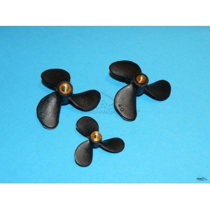 śruba 3-łopatowa z tworzywa M2/40mm (P)