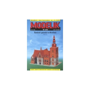 Modelik 0003 - KOŚCIÓŁ GOTYCKI W GRYFINIE XIII WIEK