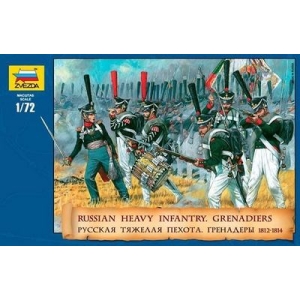 Zvezda 8020 - Rosyjska ciężka piechota . Grenadierzy 1812-1814