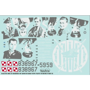 Model Maker D48106 - MiG-29 Heroes of Kosciuszko New paint scheme part 2